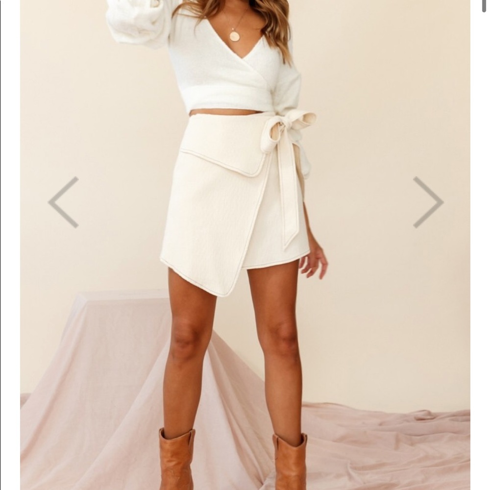 Wrap Skirt From Selfie Leslie